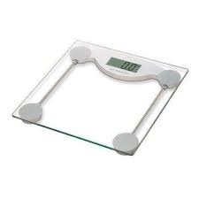 BALANÇA BANHEIRO DIGITAL VIDRO QUADRADO 180 KG