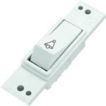 CONJUNTO SISTEMA X C/PLACA BRANCO 01 CAMPAINHA
