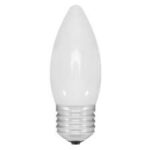 LAMPADA VELA LISA E-27 40WX127W LEITOSA