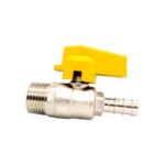 LINHA GAS-REG. BORB. AMAR. RETO 1/2 NPTM X 3/8 BM